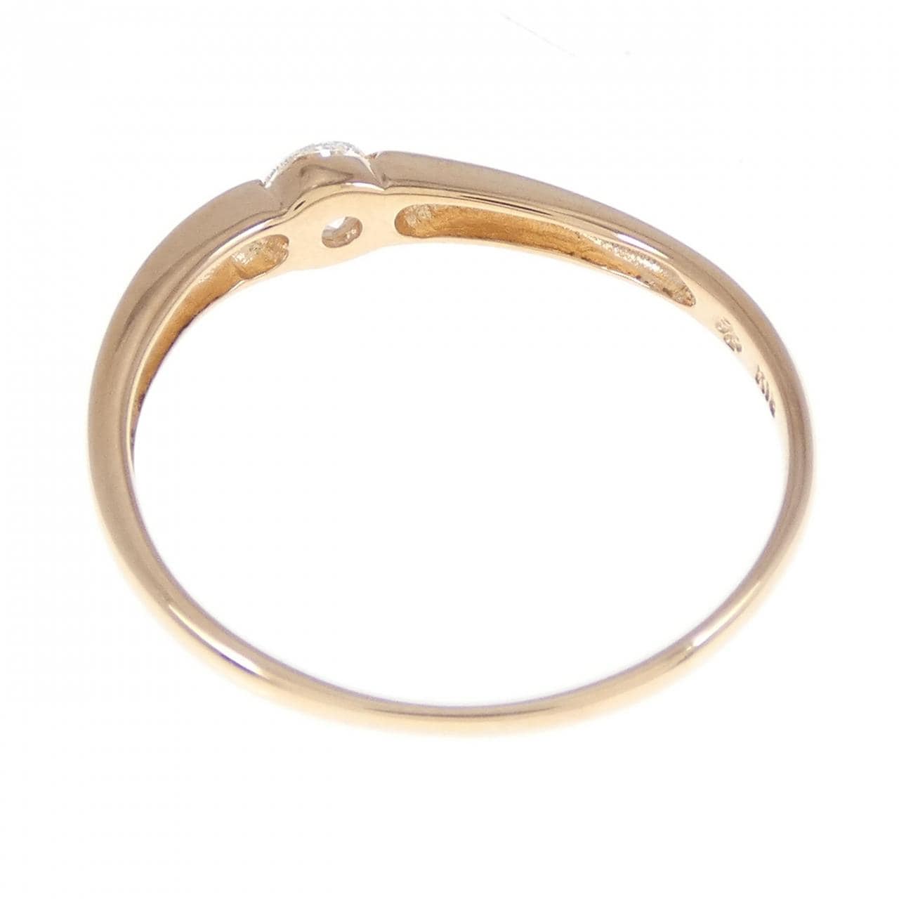 K18PG ダイヤモンド リング 0.20CT