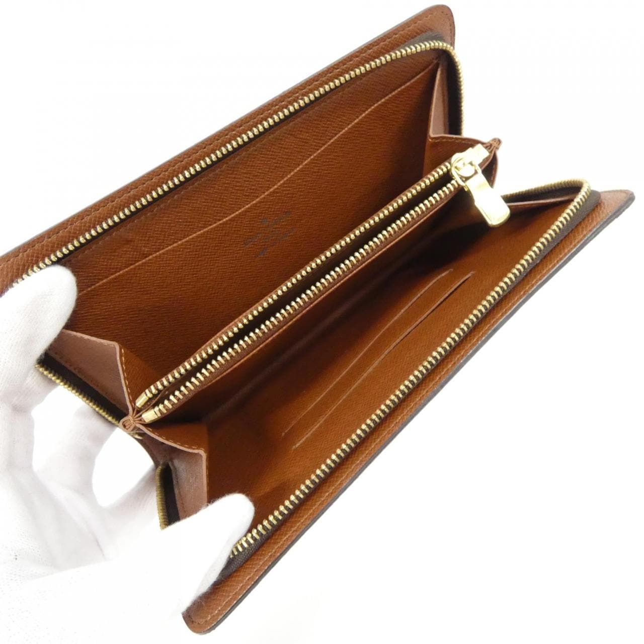 LOUIS VUITTON Monogram Porte Monet Zip M61727 Wallet