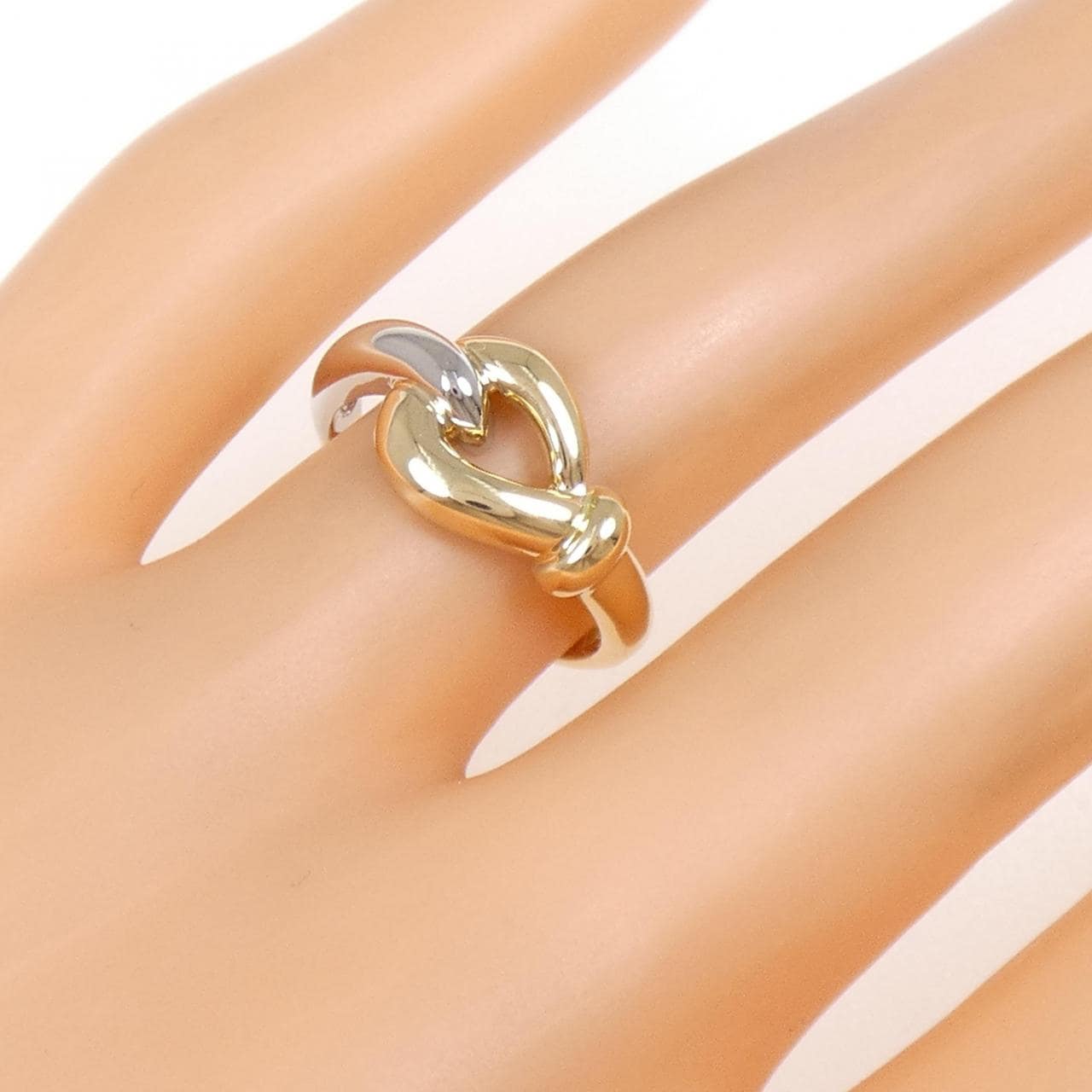 K18YG/PT900 リング