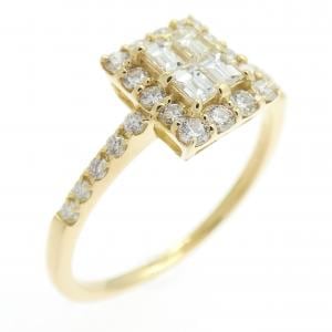 【新品】K18YG ダイヤモンド リング 0.50CT