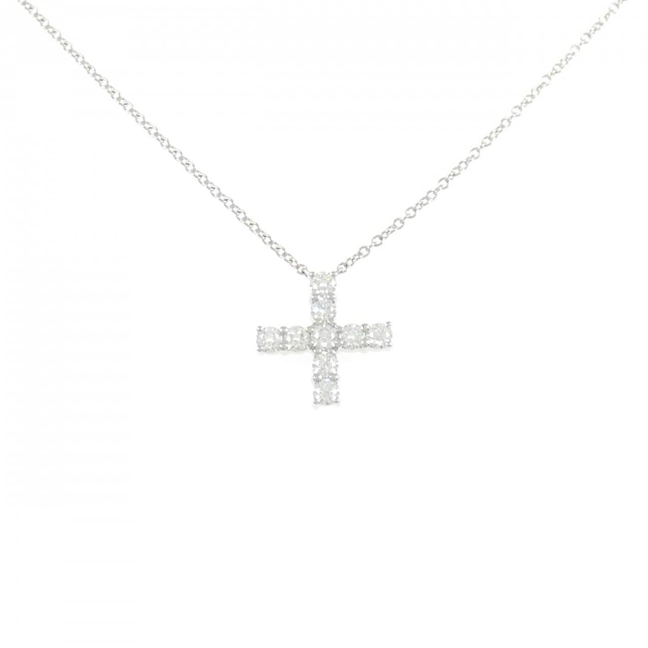 ハリーウィンストン ミニクロス ネックレス