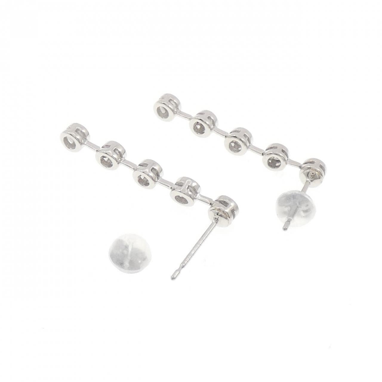 PT900 ダイヤモンド ピアス 0.50CT
