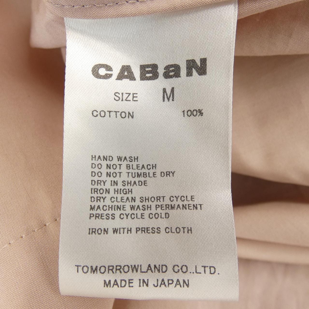 キャバン CABaN S／Sシャツ