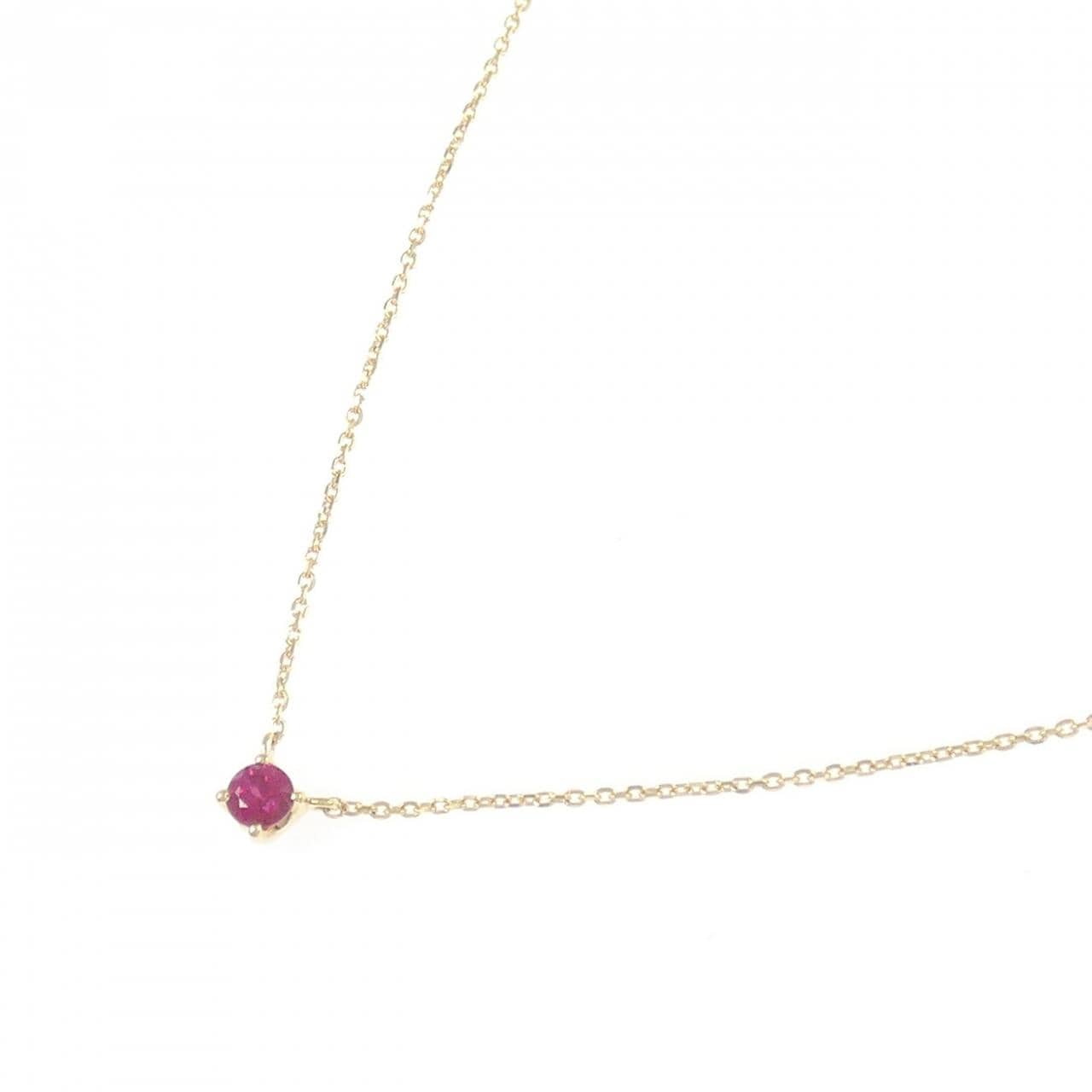 ヴァンドーム ルビー ネックレス