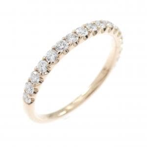 K18PG ハーフエタニティ ダイヤモンド リング 0.28CT