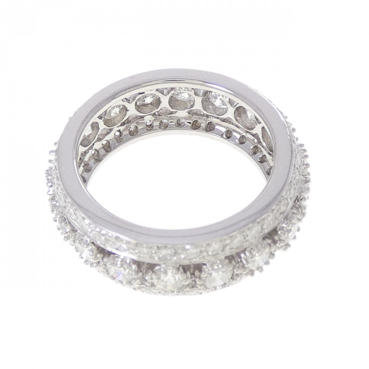 750WG フルエタニティ ダイヤモンド リング