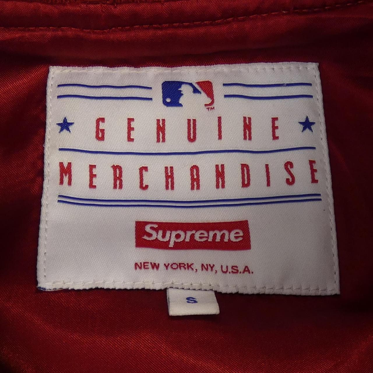 SUPREME皮夹克
