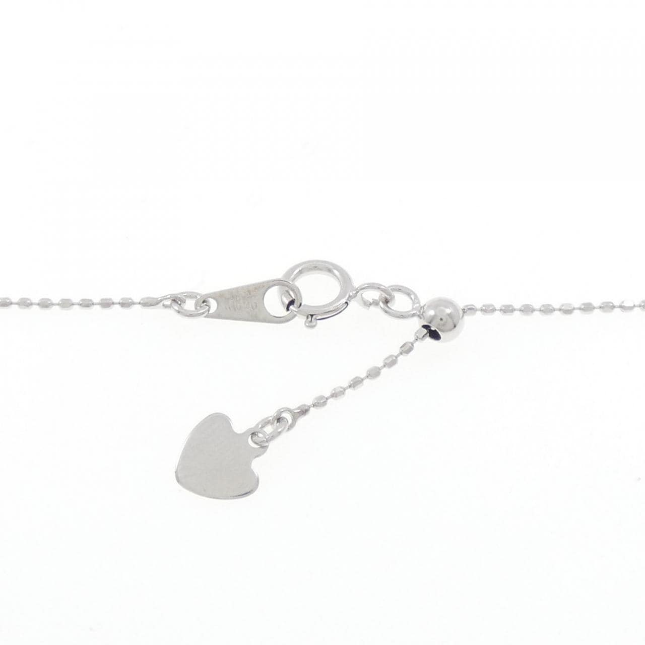 K18WG ダイヤモンド ネックレス 0.32CT