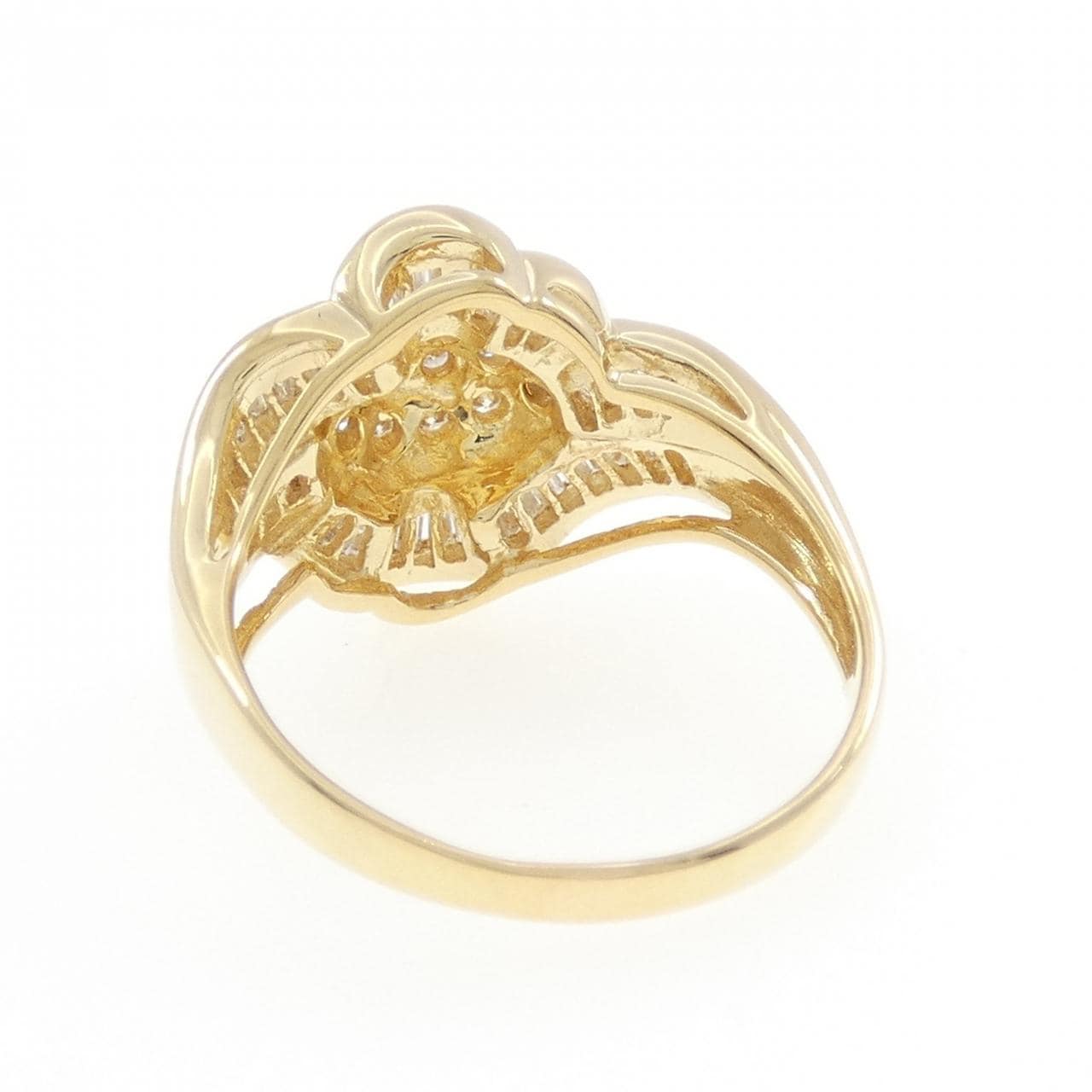 K18YG ダイヤモンド リング 0.80CT