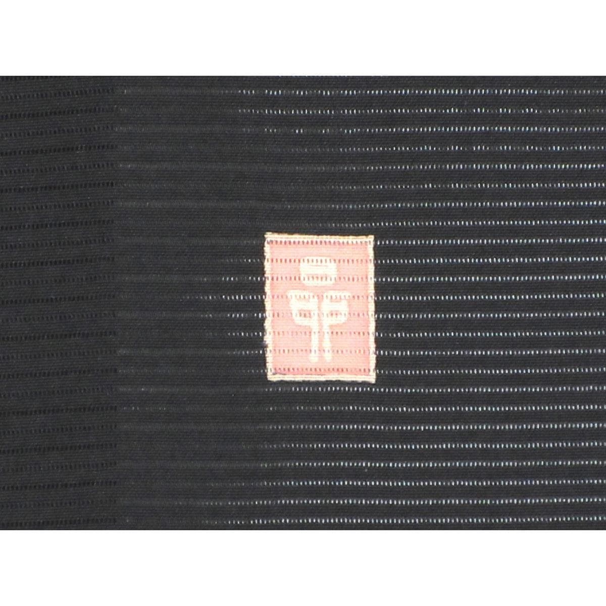 単衣　駒絽留袖　友禅加工ボカシ染　丸に九枚笹