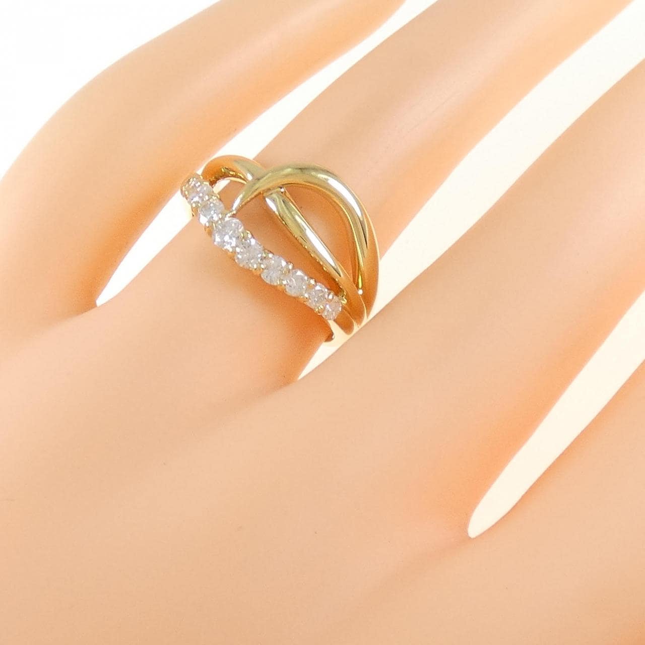 K18YG ダイヤモンド リング 0.51CT