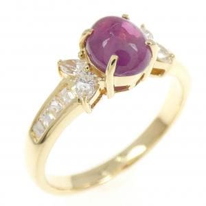 K18YG ルビー リング 1.07CT