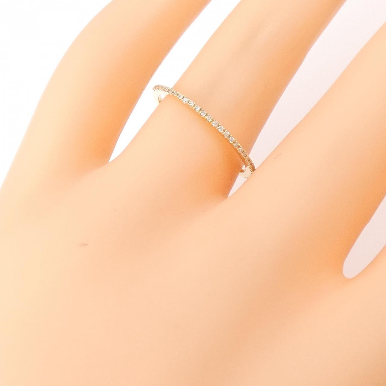 [新品] K18YG 半永恆鑽石戒指 0.07 克拉
