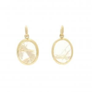 K18YG ムーンストーン ピアス