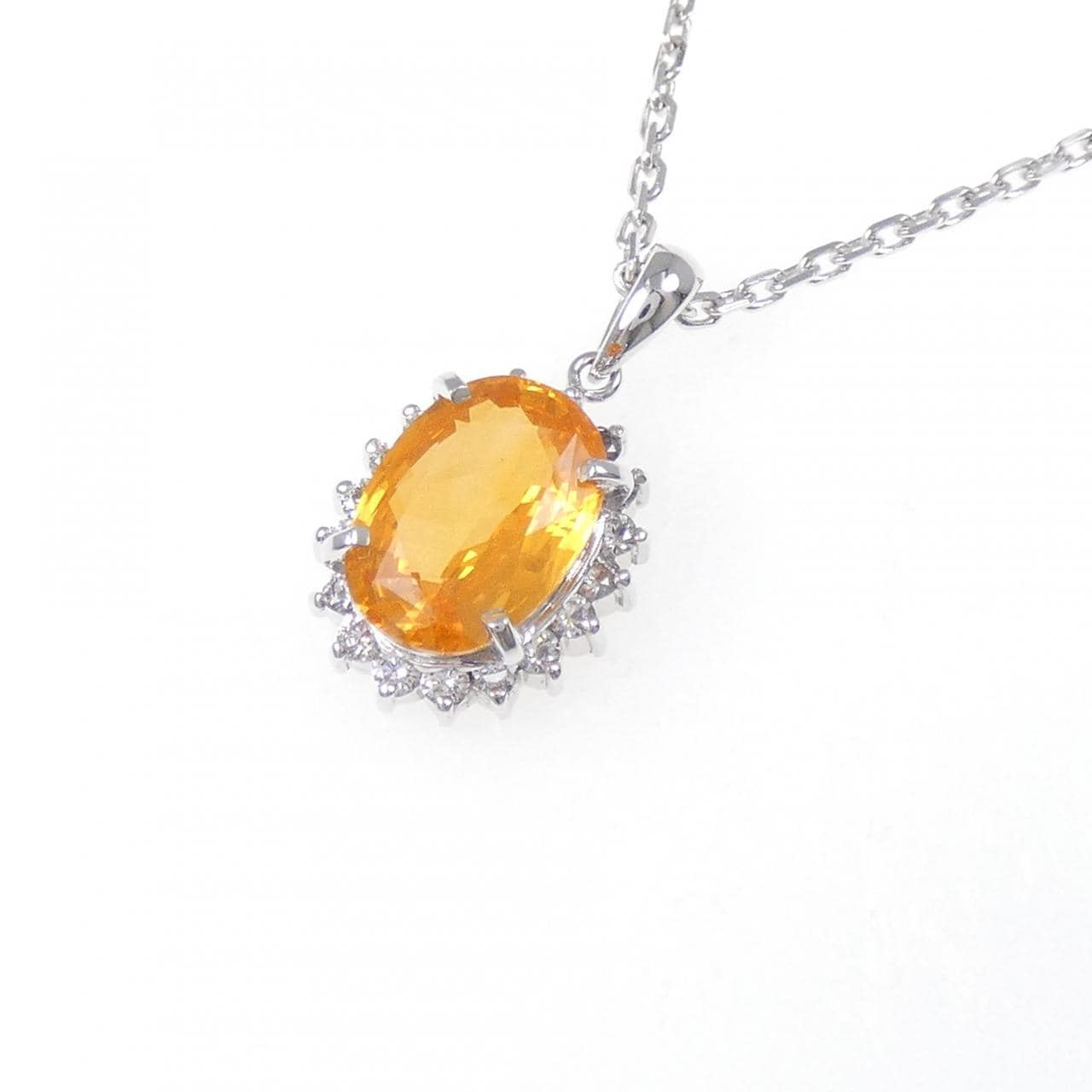 K18WG サファイヤ ネックレス 2.646CT