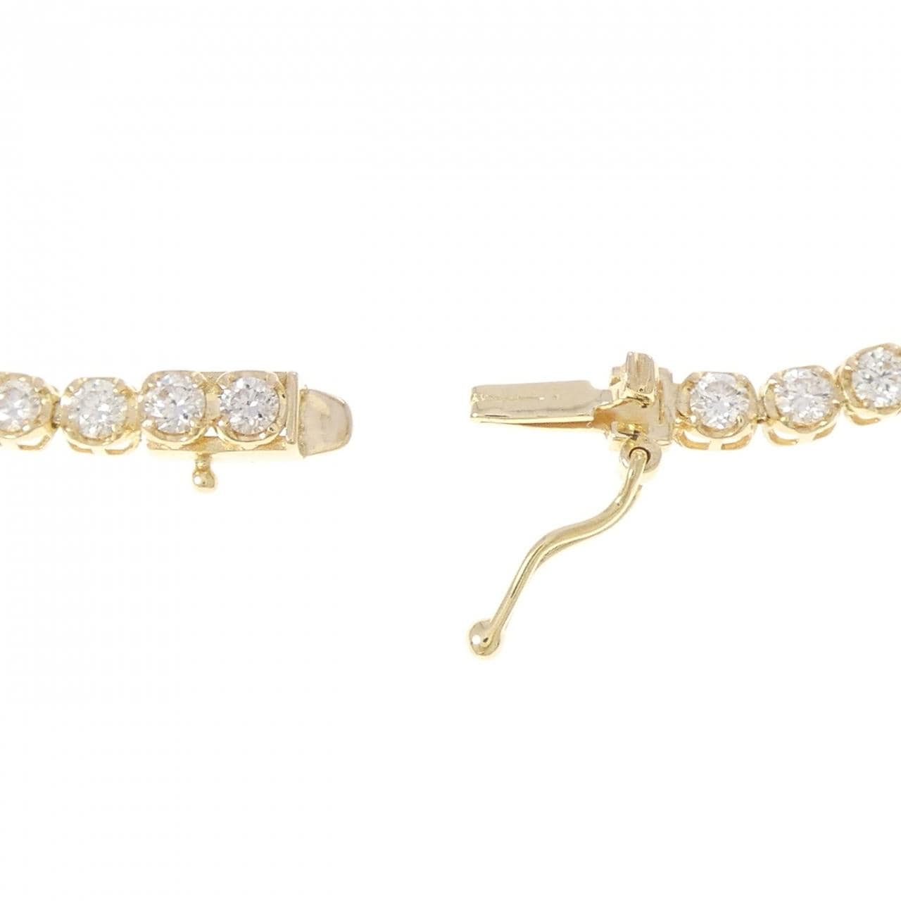 K18YG ダイヤモンド ブレスレット 2.00CT