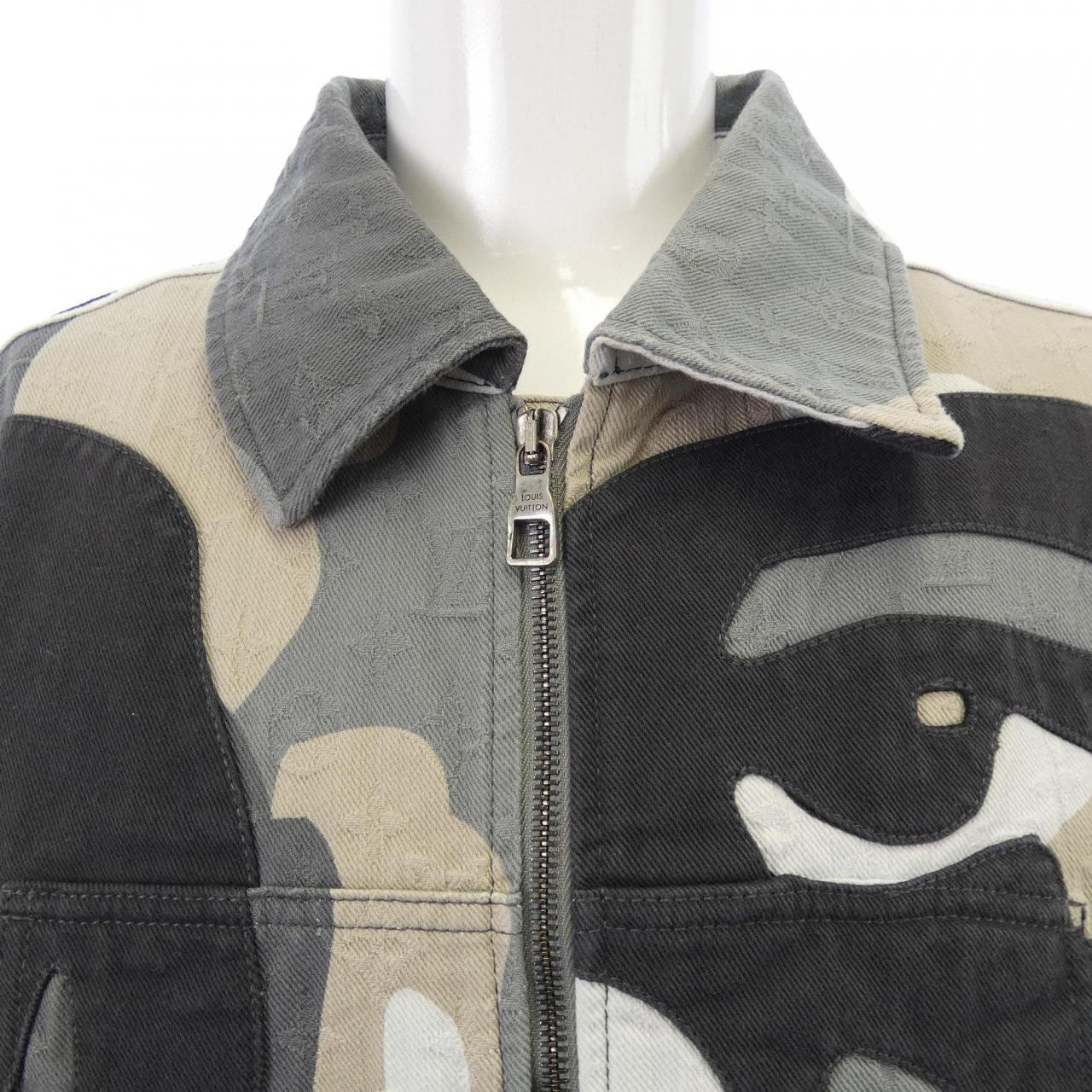 ルイヴィトン LOUIS VUITTON メイド トゥ オーダーパッチワークポートレートデニムジャケット HPA87WCKL ブルゾン