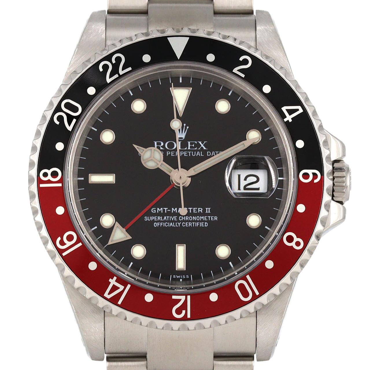 ロレックス GMTマスターⅡ 16710 SS 自動巻 U番