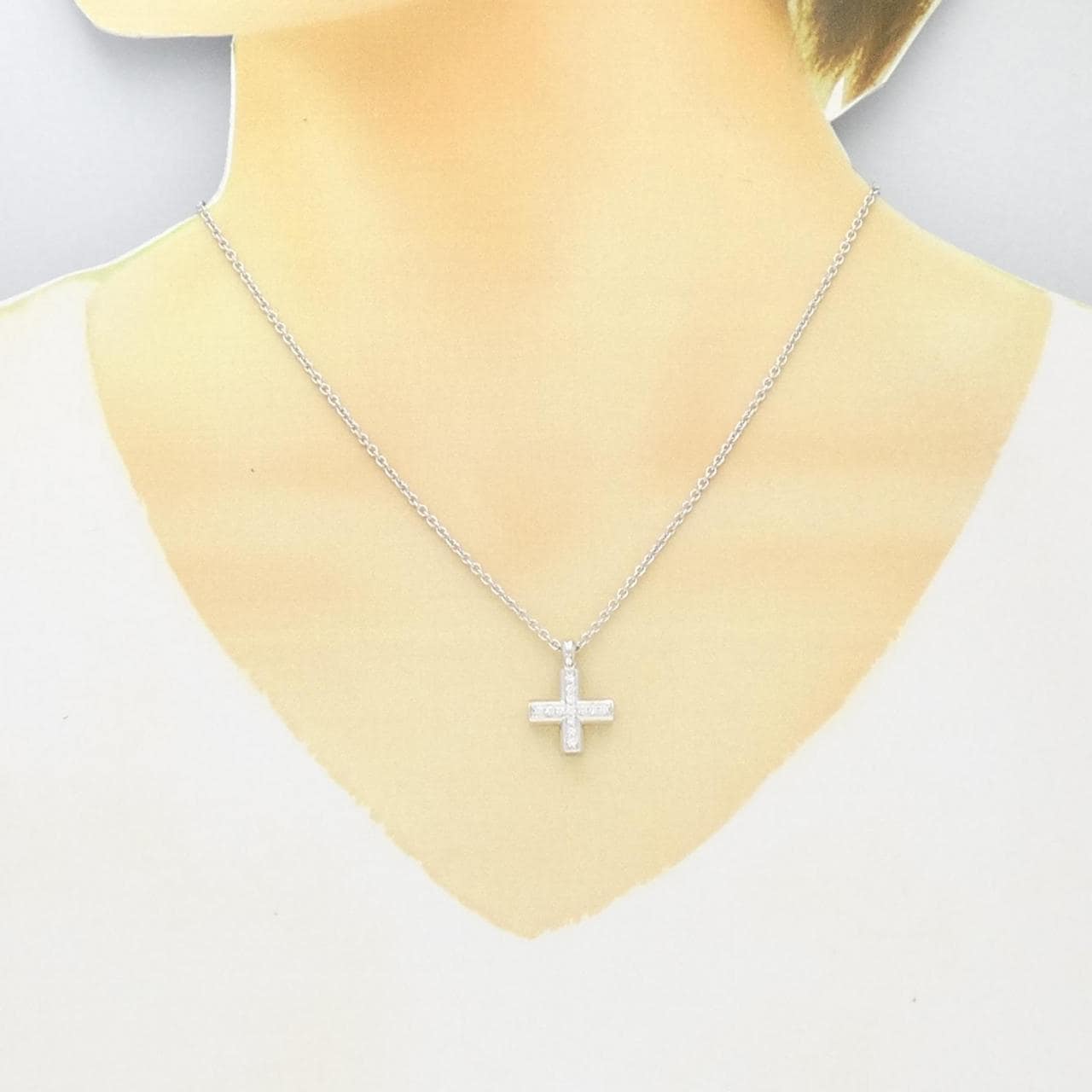 BVLGARI希腊十字架项链