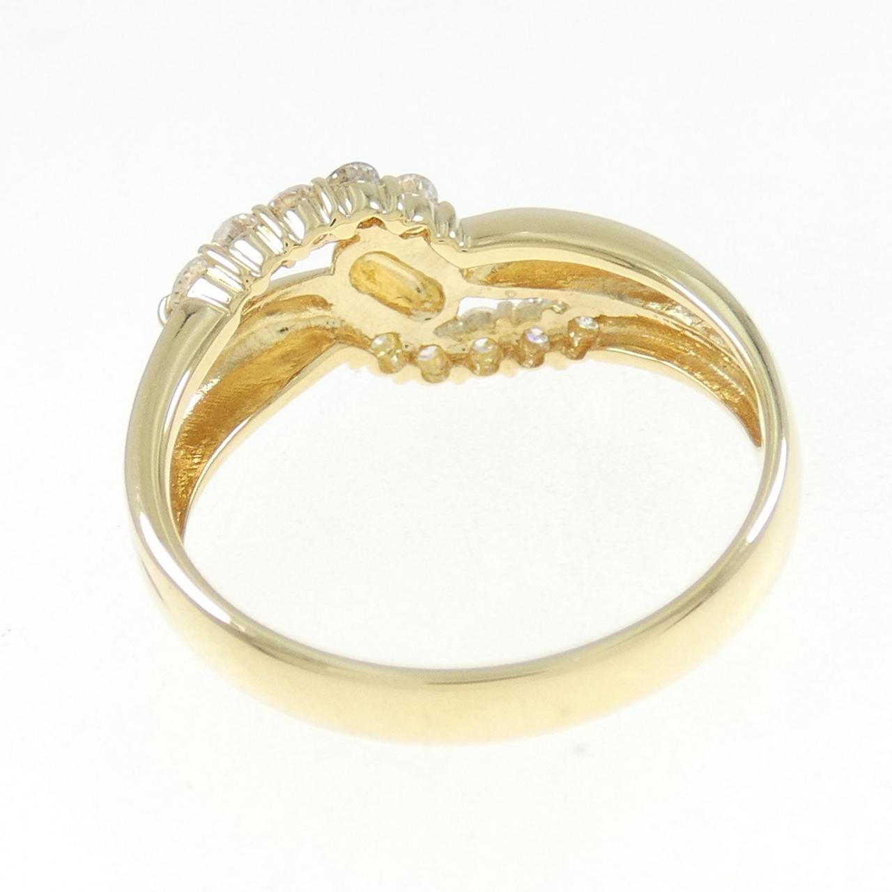 K18YG ダイヤモンド リング 0.30CT
