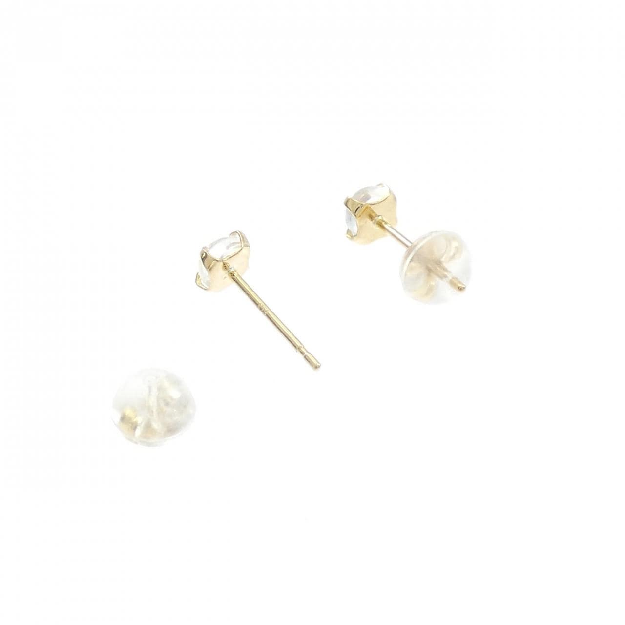 K18YG ムーンストーン ピアス