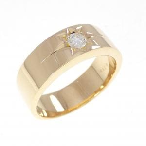 K18YG ダイヤモンド リング 0.215CT
