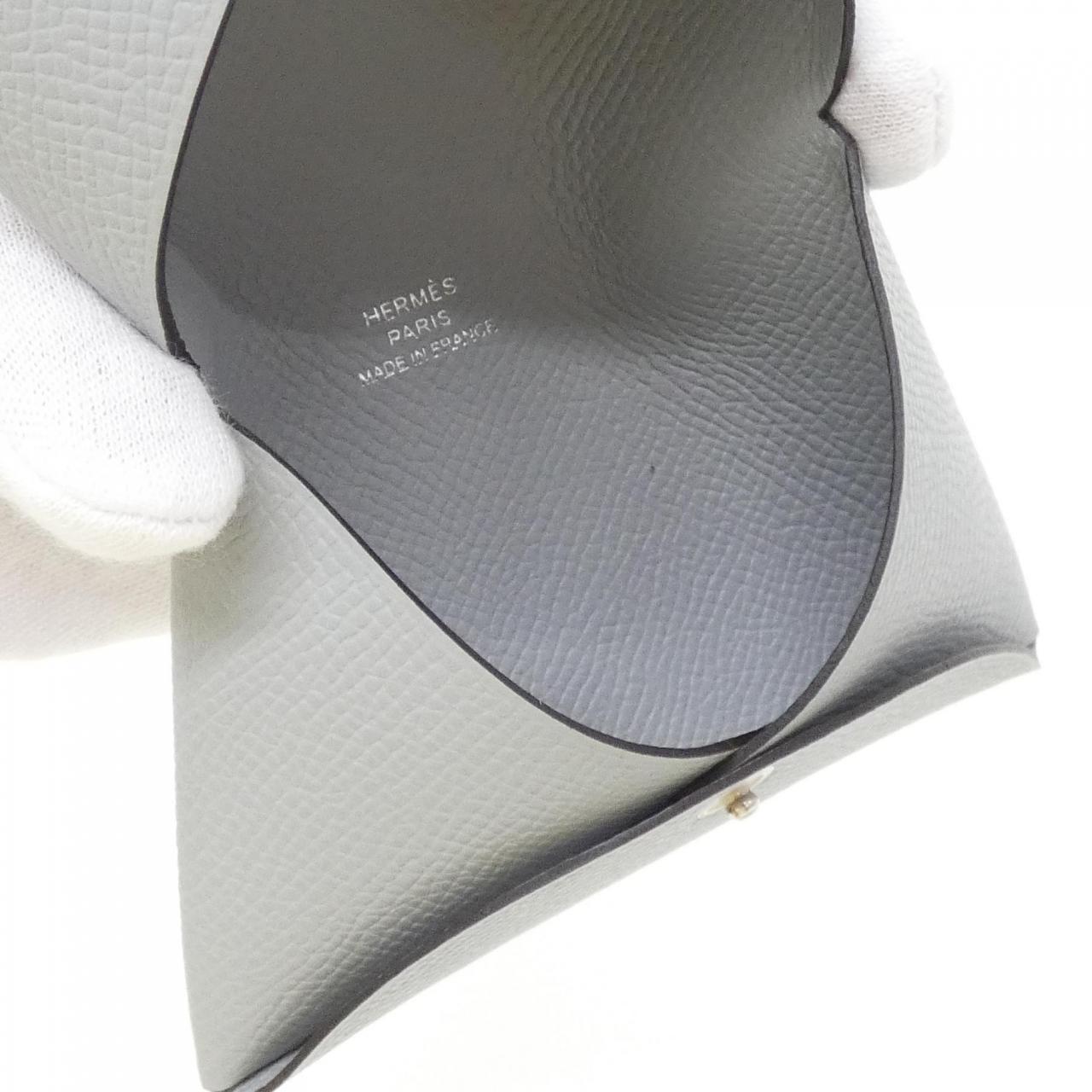 [未使用品] HERMES Calvi 044164CK 卡包