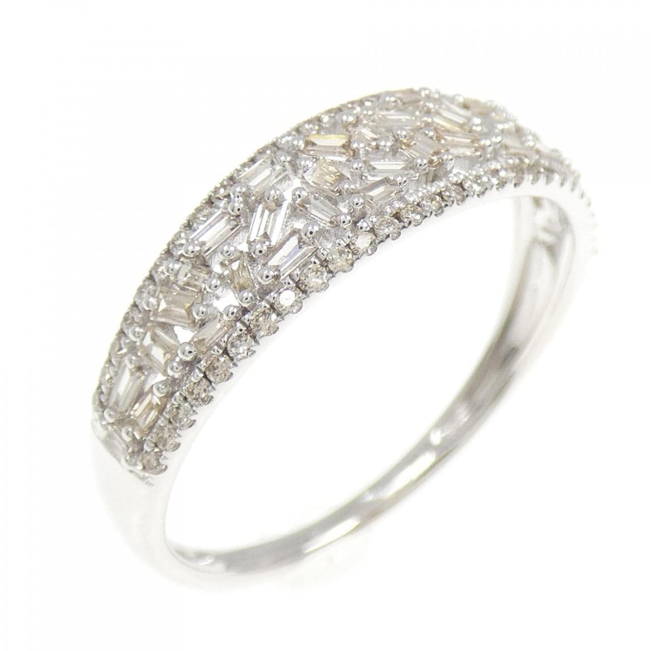 K18WG ダイヤモンド リング 0.45CT