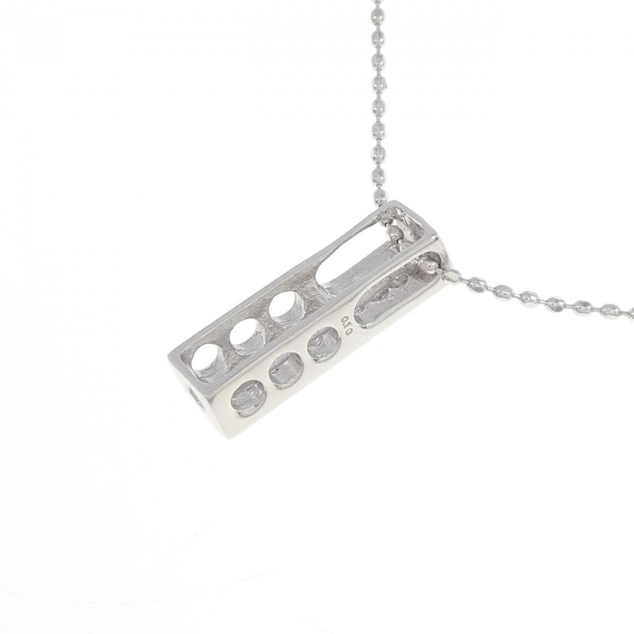 K18WG ダイヤモンド ネックレス 0.10CT