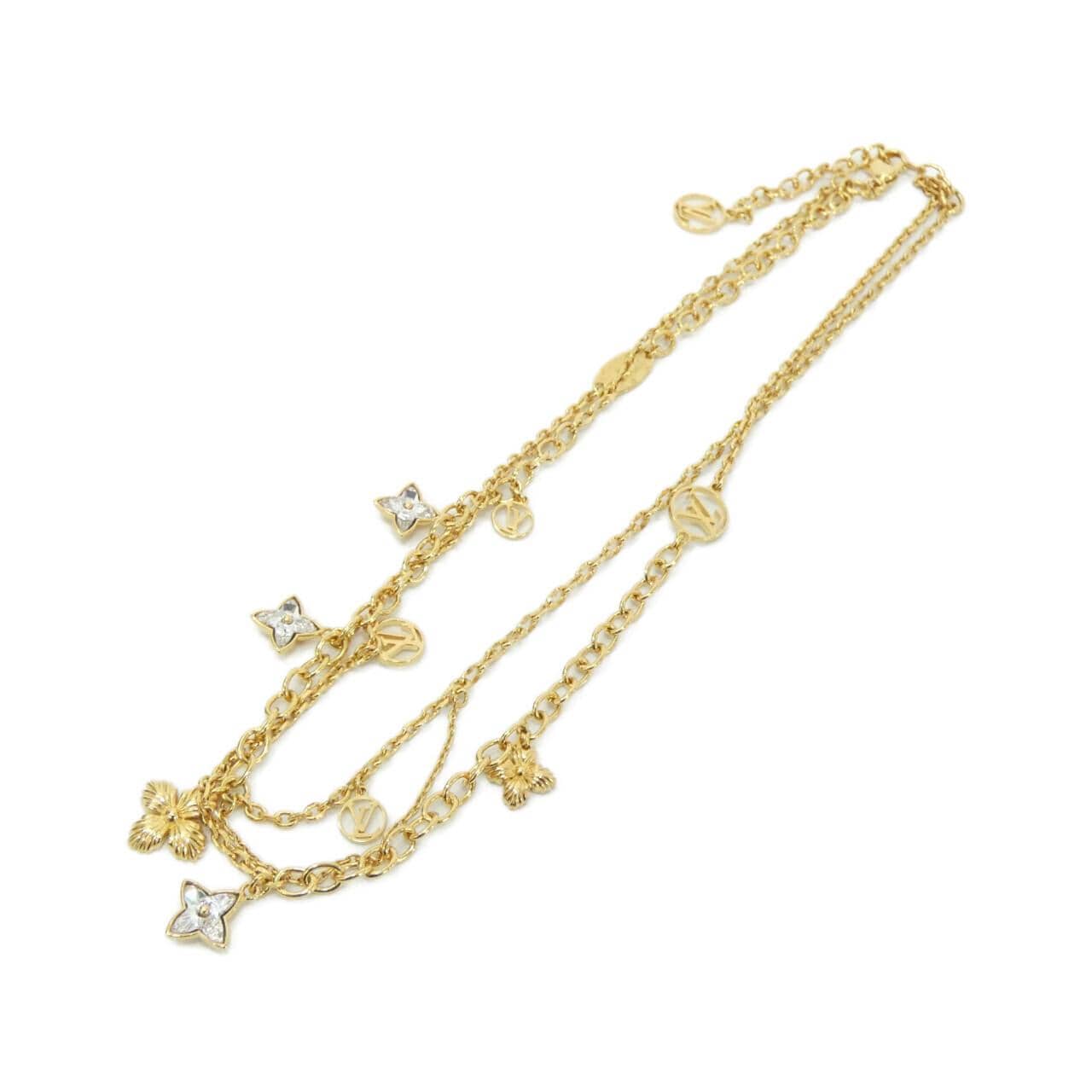 ルイヴィトン コリエ ブルーミング ストラス M68374 ネックレス