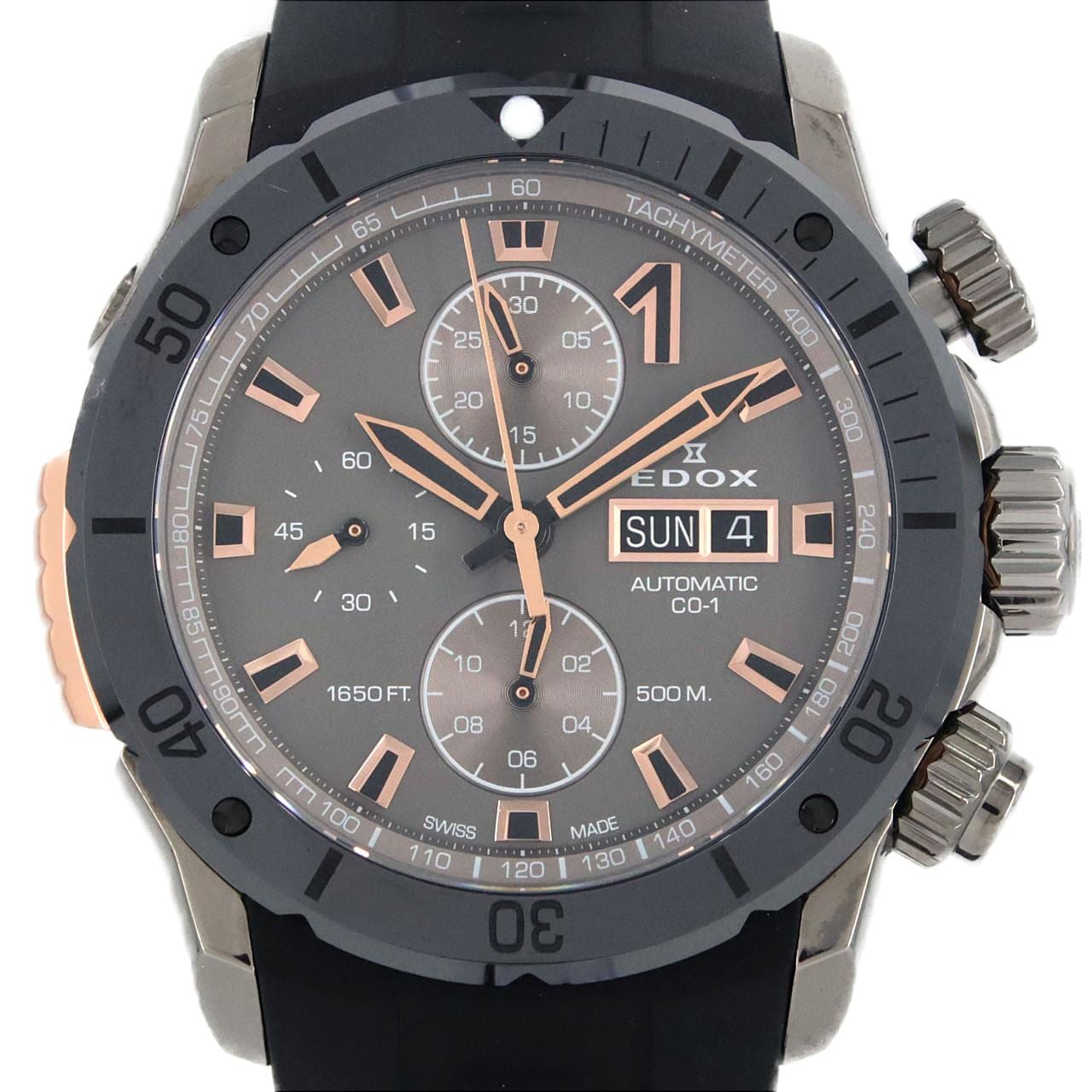 [新品] EDOX Chrono Offshore 1 計時碼錶 01128-37GNRCA-GNR SS自動上弦