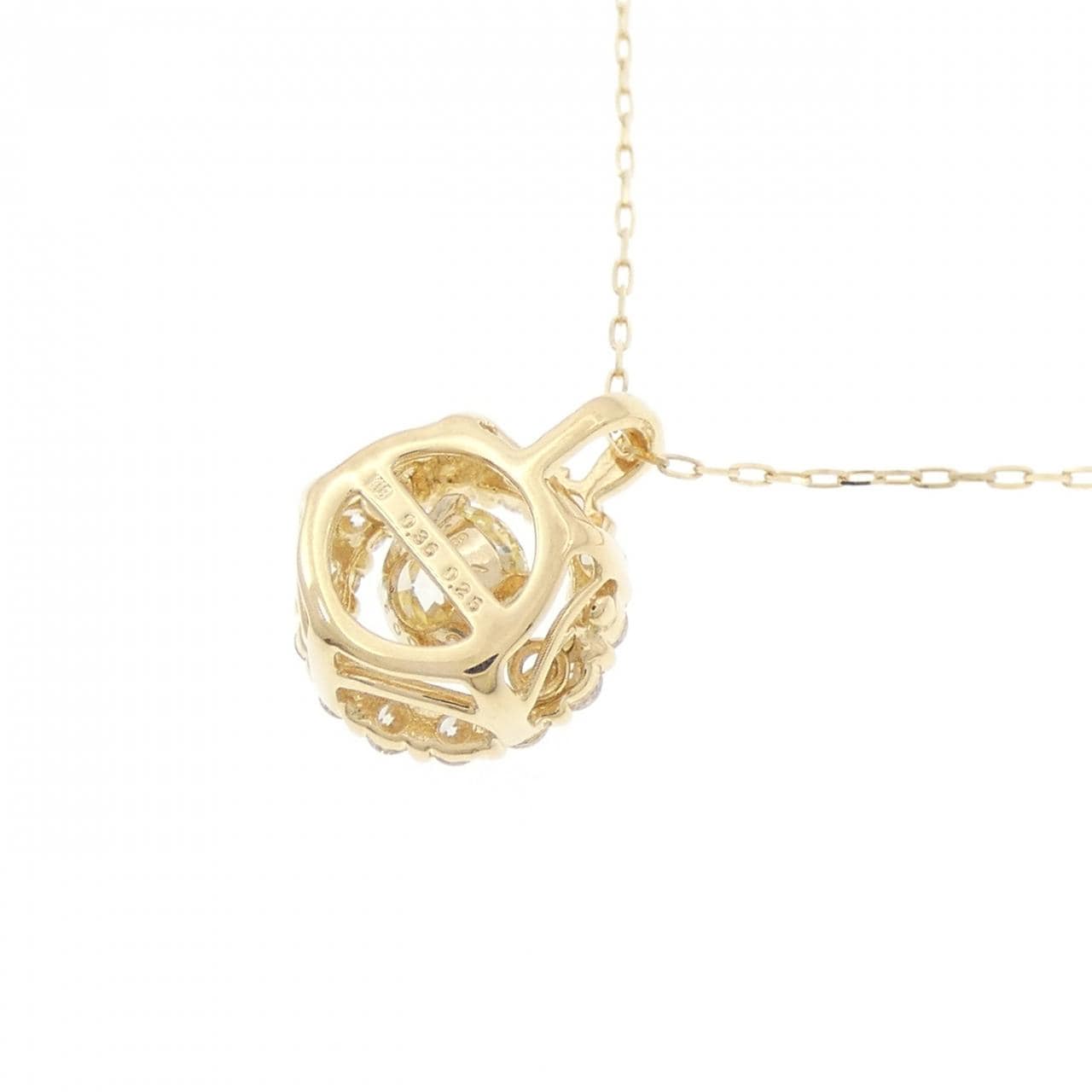 【新品】K18YG ダイヤモンド ネックレス 0.36CT