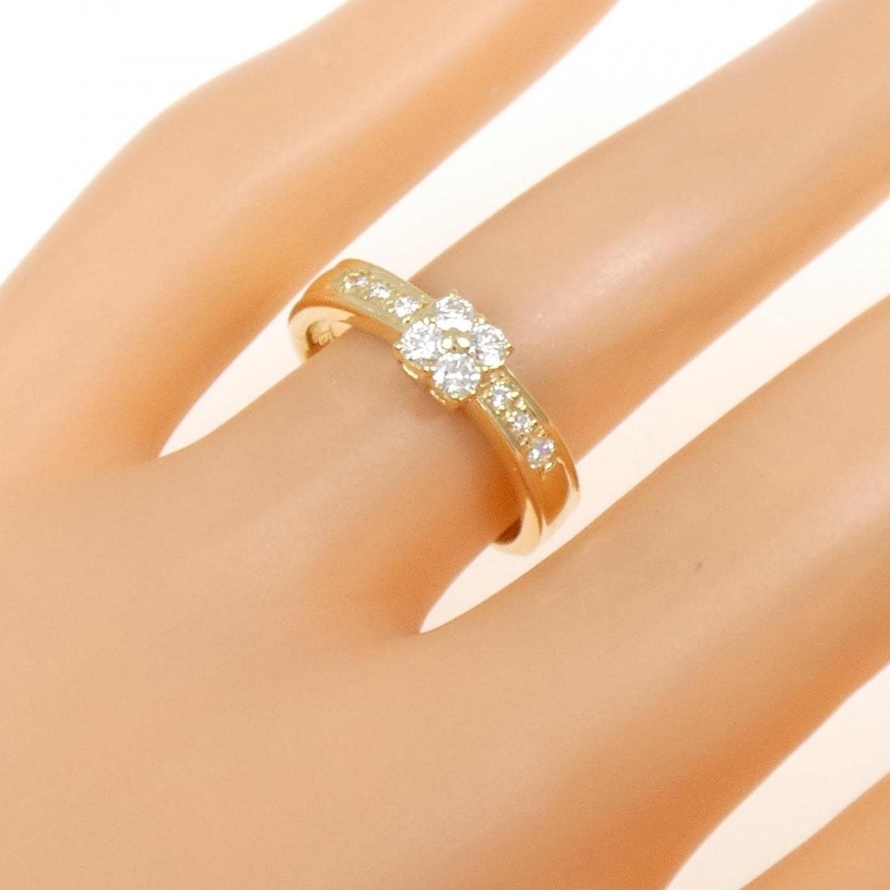 750YG ダイヤモンド リング 0.25CT