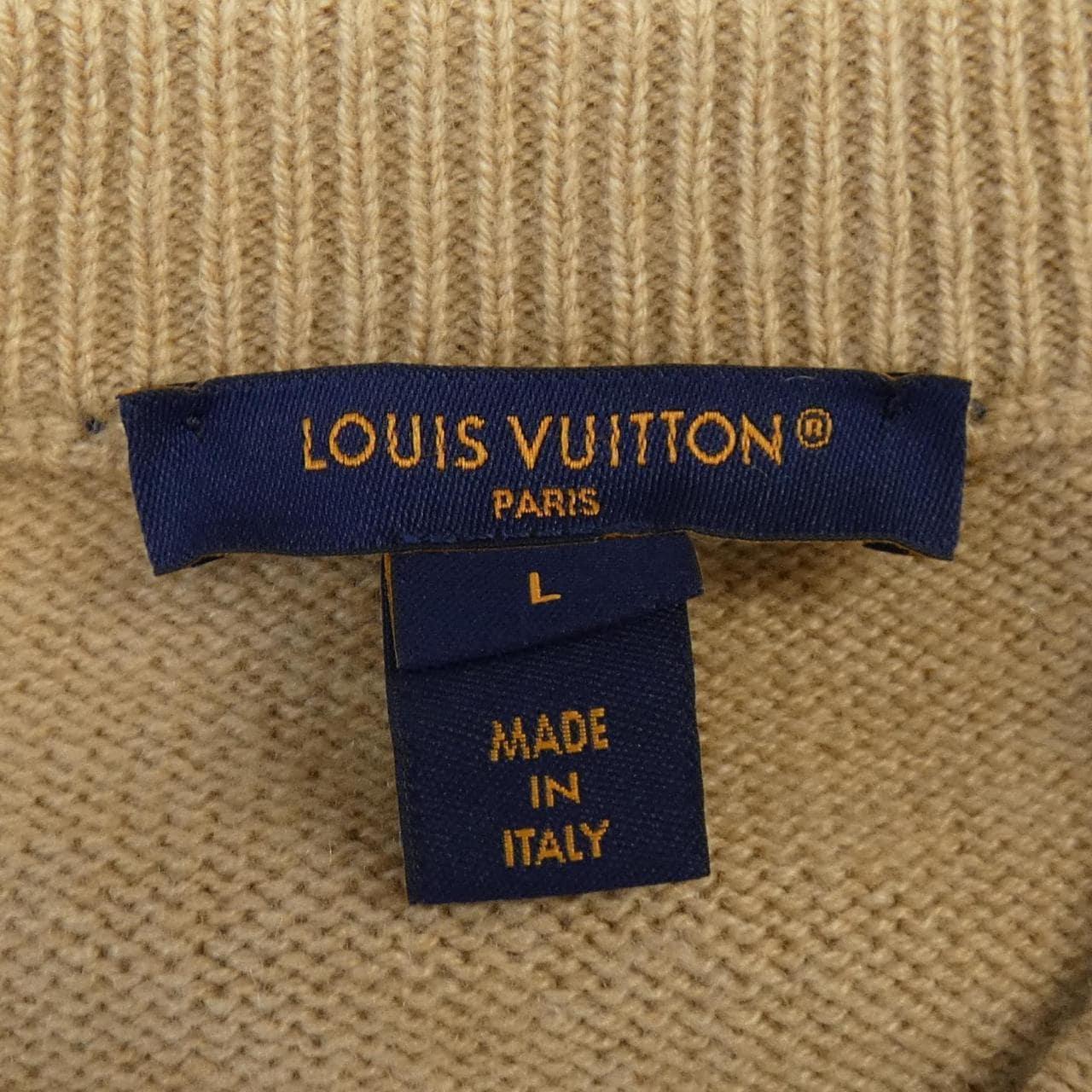 ルイヴィトン LOUIS VUITTON チェーンディテールパッチセーター FQKL14FZ3 ニット