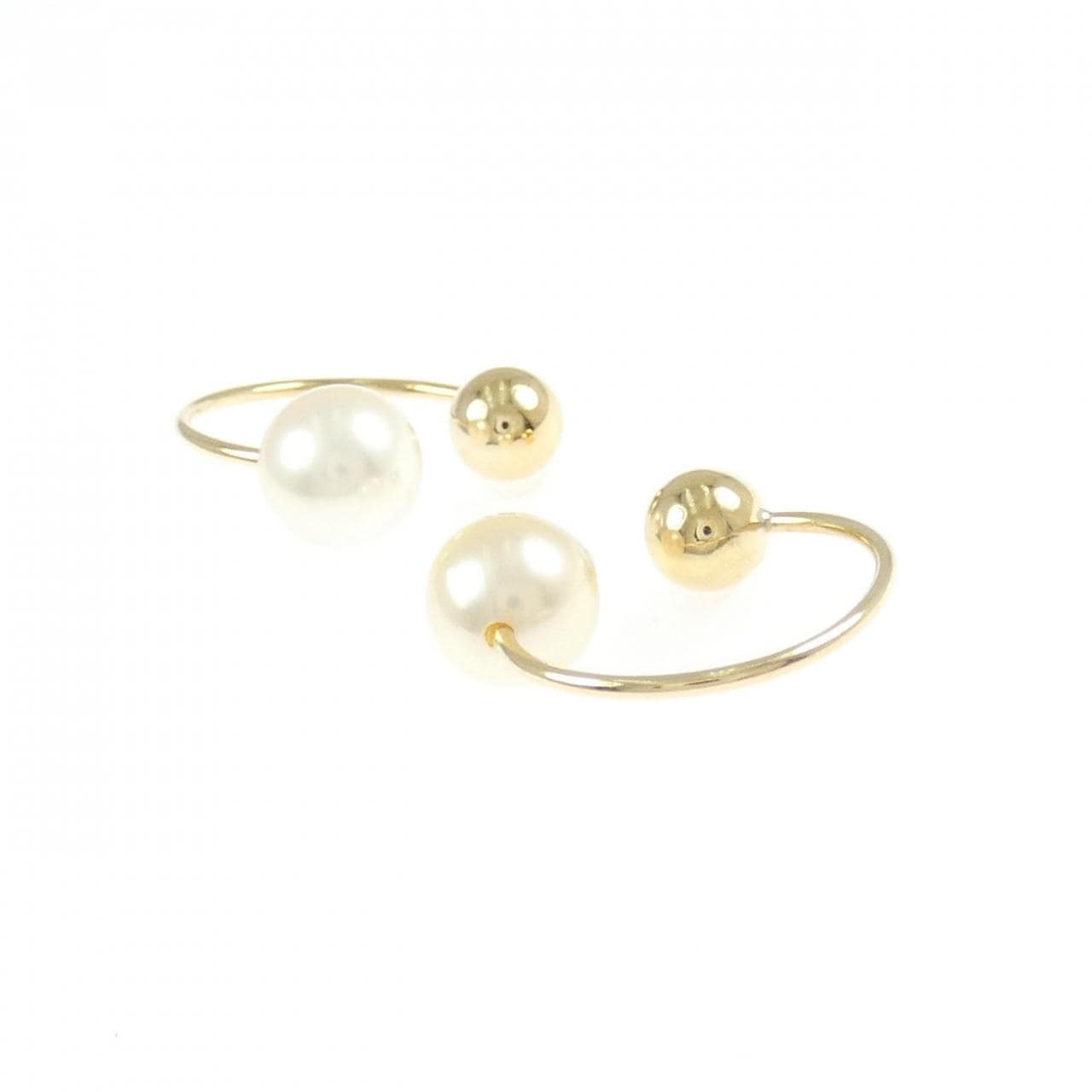 K18YG アコヤパール イヤーカフ 6.7mm