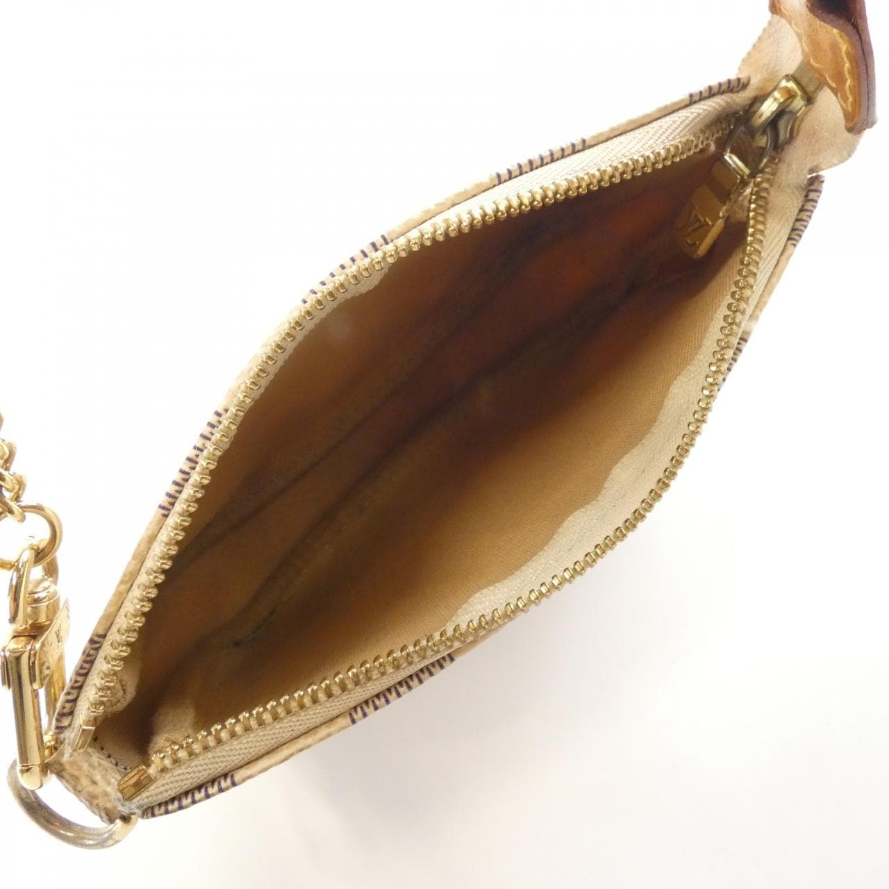 LOUIS VUITTON Damier Azur 迷你手拿包配件 N58010 配件袋