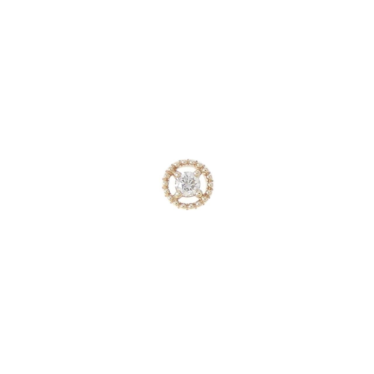 ポンテヴェキオ ダイヤモンド ピアス 0.02CT 片耳