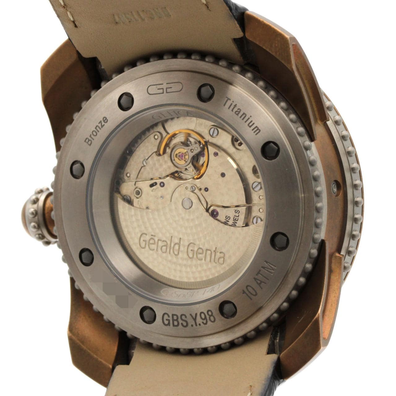 【ノーメンテナンス還元価格】ブルガリ ジェラルドジェンタジェフィカバイレトロ GBS.Y.98/BGF47BBLDBR ブロンズxTI 自動巻