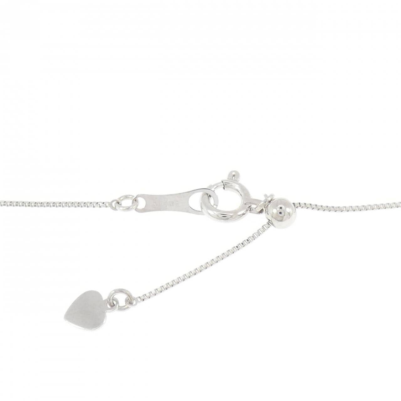 K18WG ダイヤモンド ネックレス 0.50CT