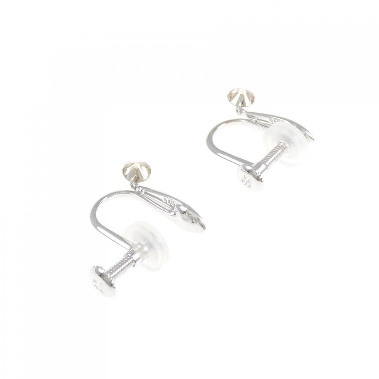 K18WG Diamond earrings 0.26CT