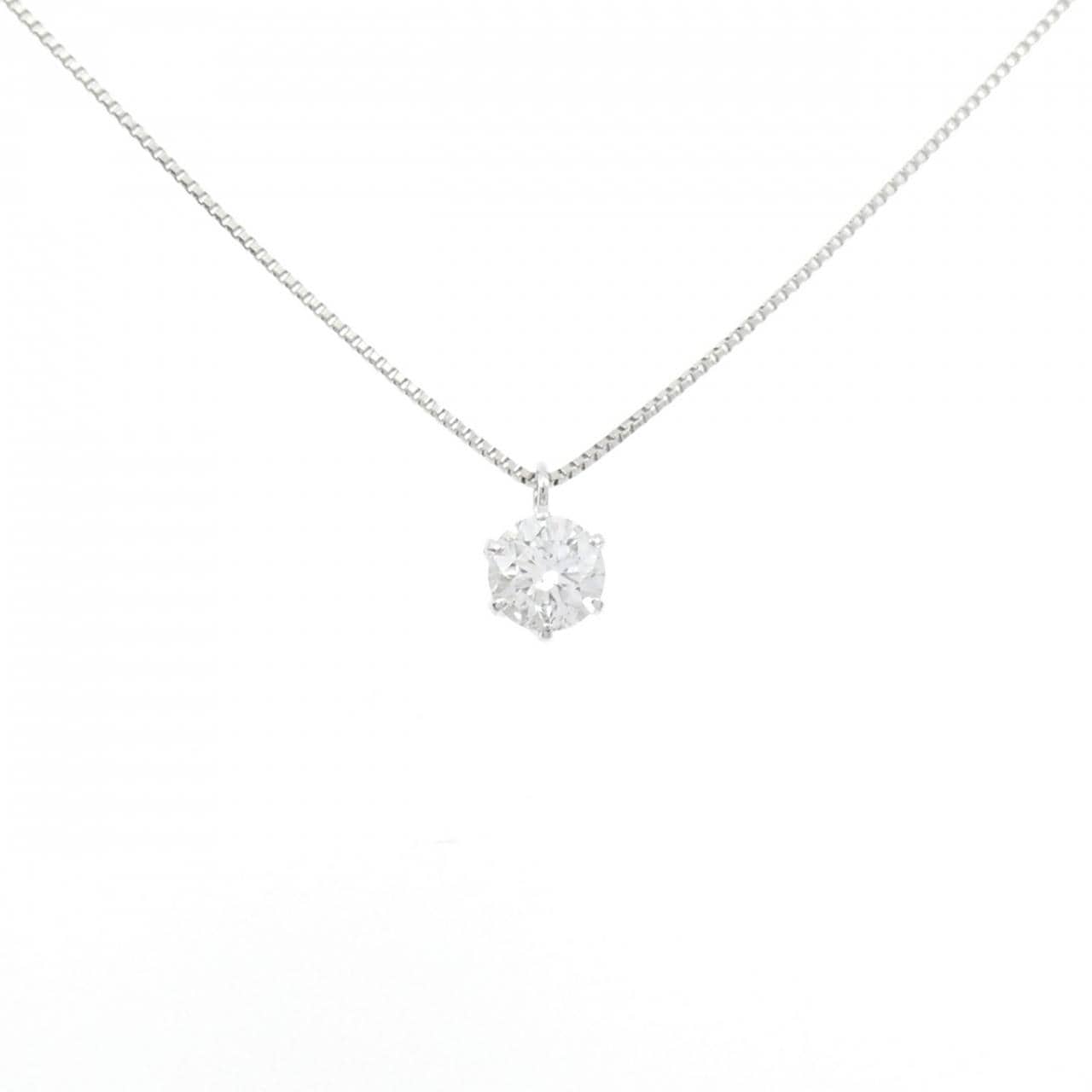 PT900/PT850 ソリティア ダイヤモンド ネックレス 0.305CT