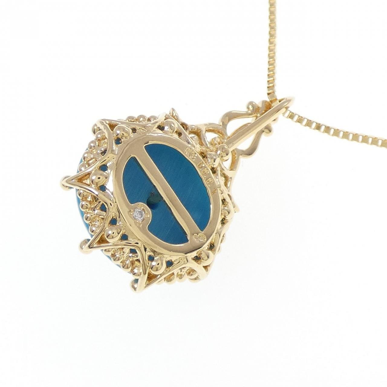 K18YG カラーストーン ネックレス