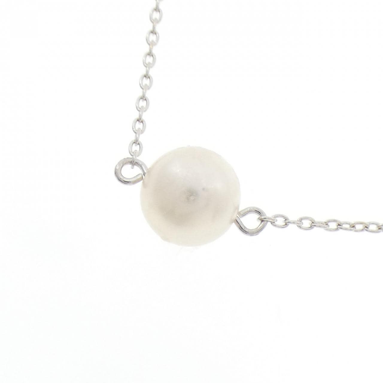 K18WG アコヤパール ネックレス