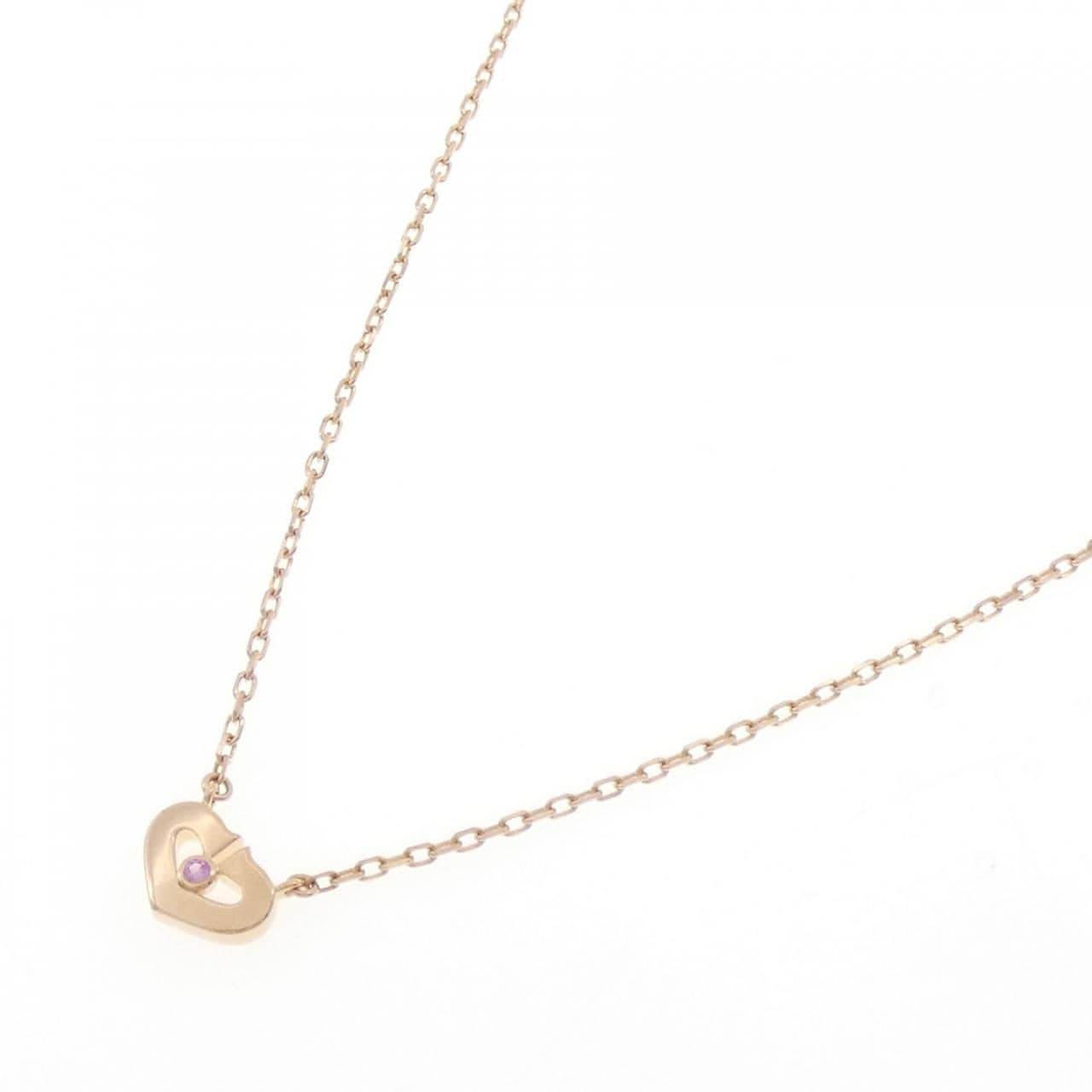 カルティエ Cハート ネックレス