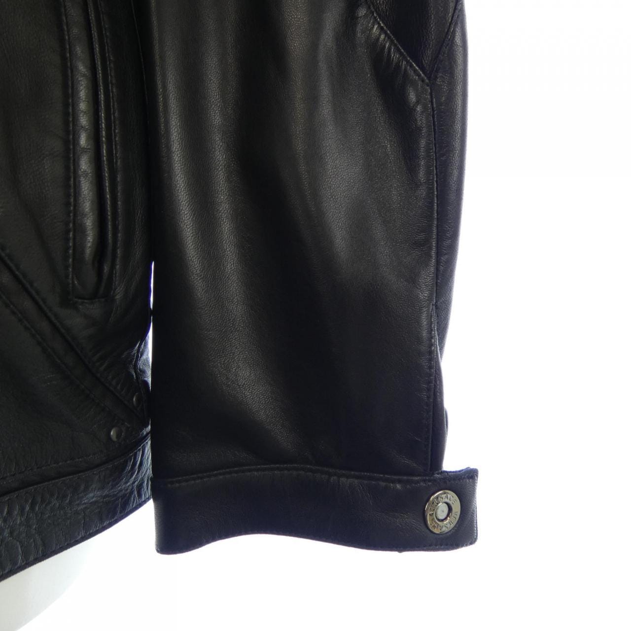 ヴェルサーチェ VERSACE レザーライダースジャケット