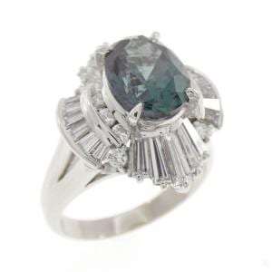 クレサンベール 合成アレキサンドライト リング 2.49CT
