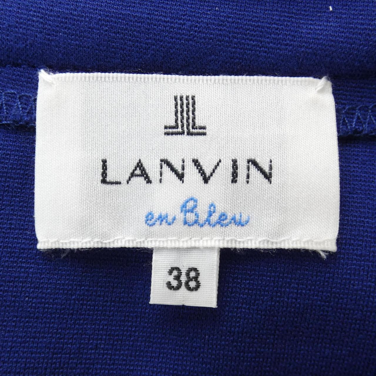 LANVIN on blue LANVIN en Bleu dress