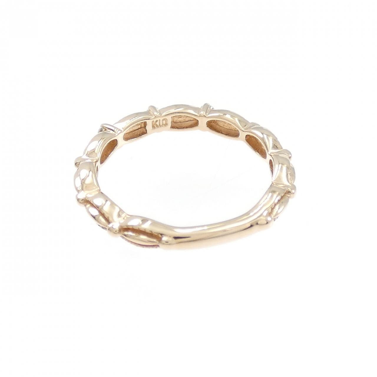 アガット ダイヤモンド ピンキーリング 0.02CT
