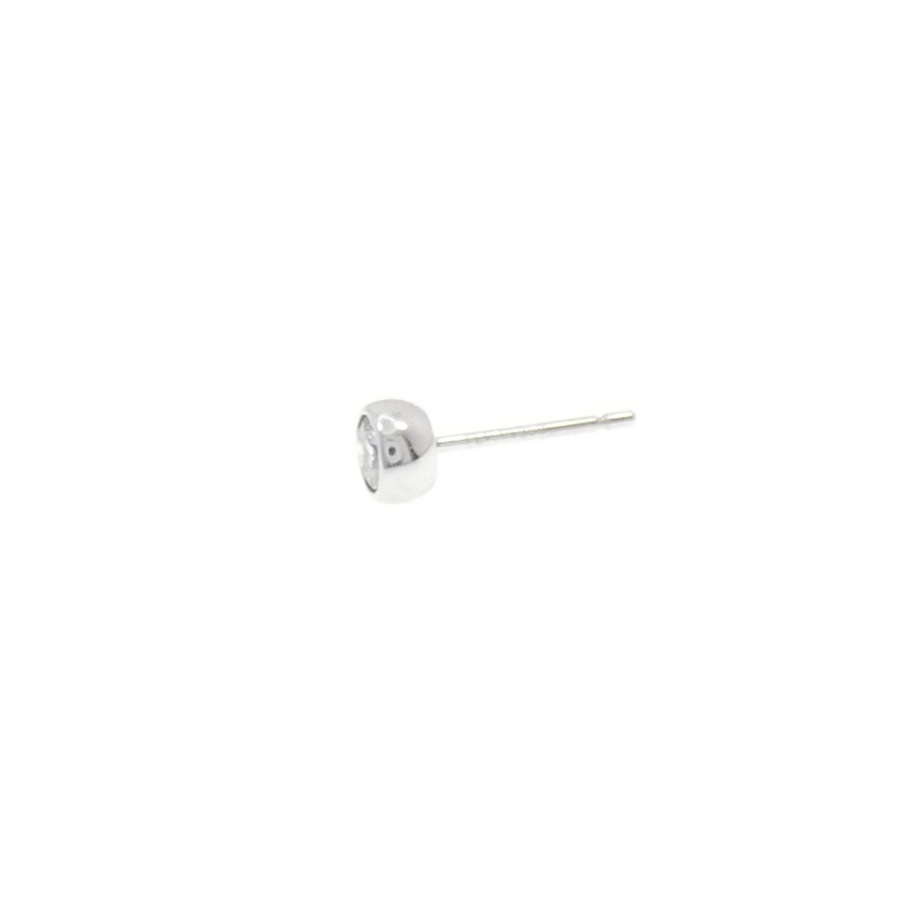 PT950/PT900 ダイヤモンド ピアス 0.15CT 片耳