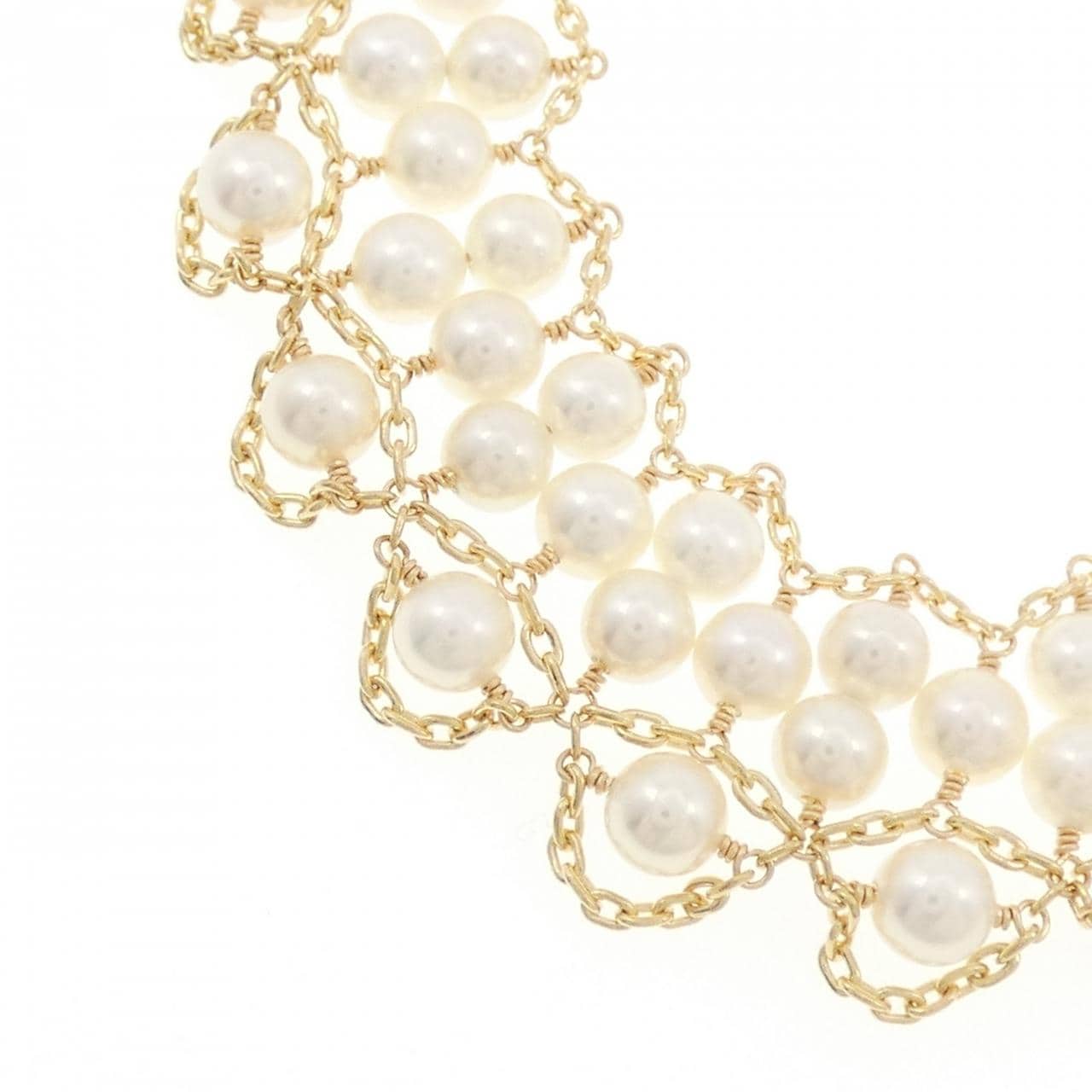 K18YG アコヤパール ネックレス